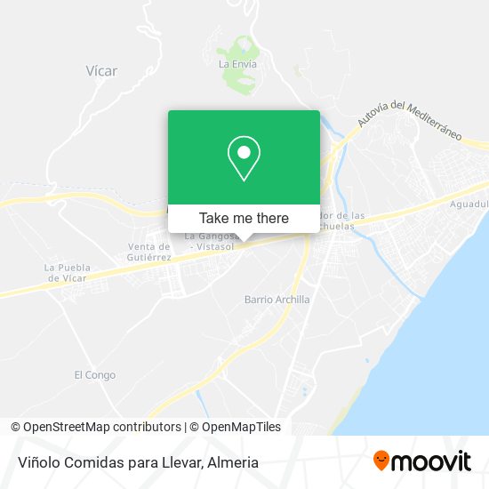 Viñolo Comidas para Llevar map