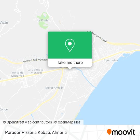 Parador Pizzería Kebab map