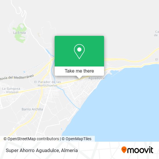 Super Ahorro Aguadulce map