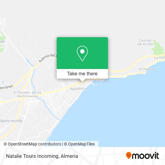 Natalie Tours Incoming map