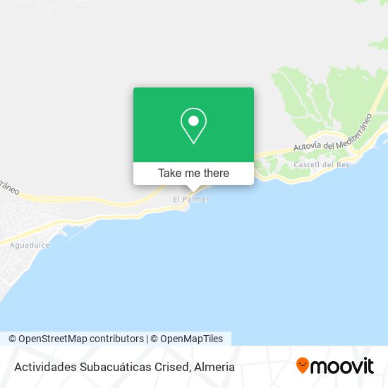 Actividades Subacuáticas Crised map