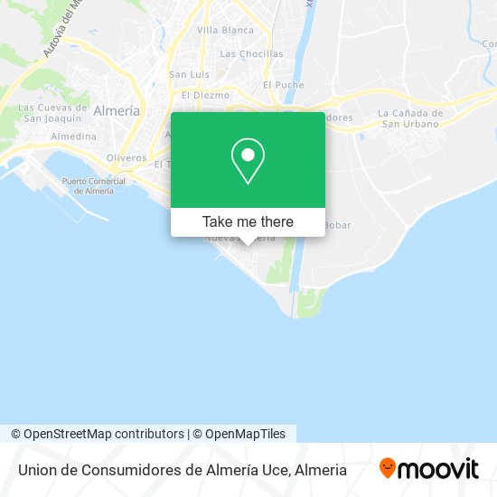 Union de Consumidores de Almería Uce map