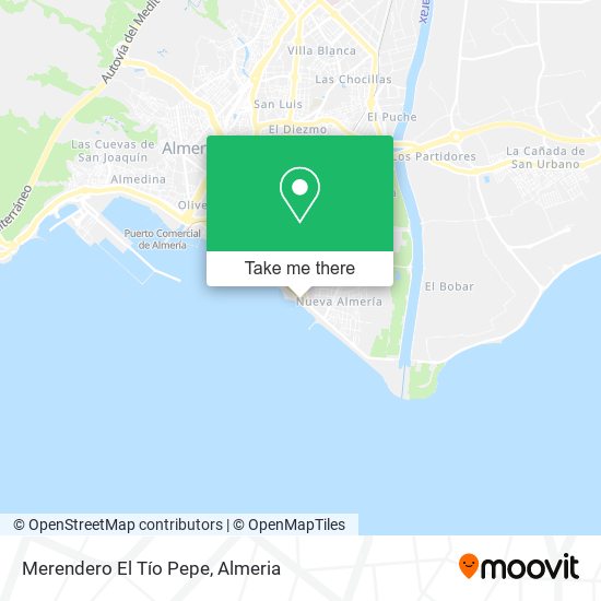 Merendero El Tío Pepe map