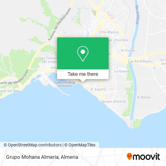 Grupo Mohana Almería map