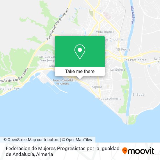 Federacion de Mujeres Progresistas por la Igualdad de Andalucía map