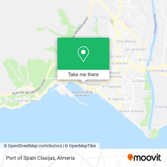 Port of Spain Clasijaz map