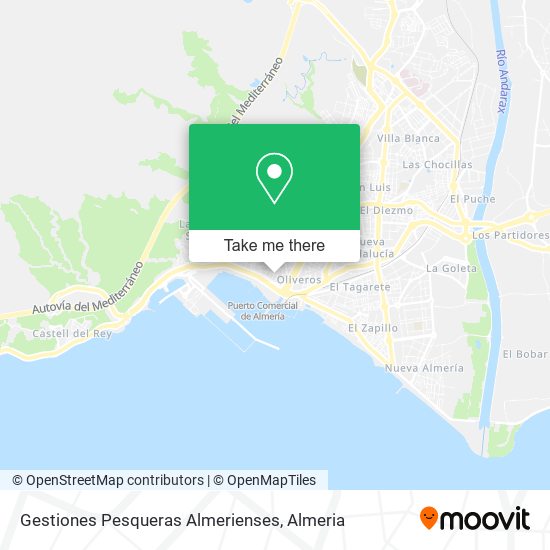 Gestiones Pesqueras Almerienses map