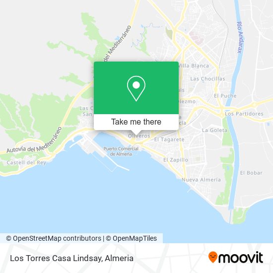 Los Torres Casa Lindsay map