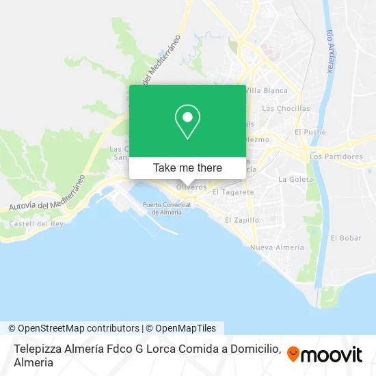 Telepizza Almería Fdco G Lorca Comida a Domicilio map