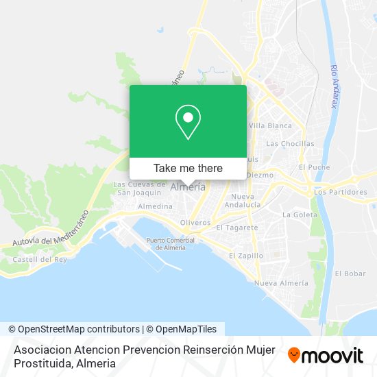 Asociacion Atencion Prevencion Reinserción Mujer Prostituida map