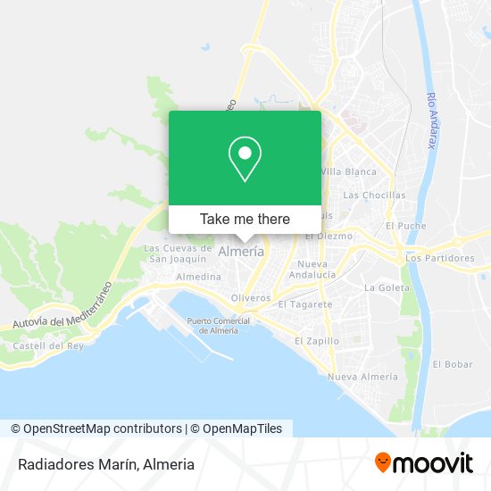 Radiadores Marín map