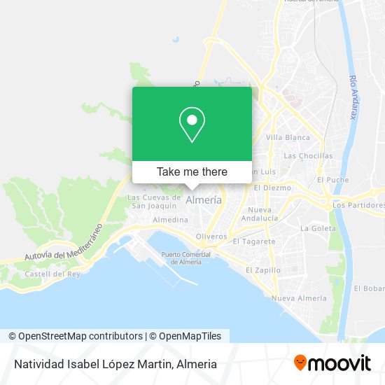 Natividad Isabel López Martin map