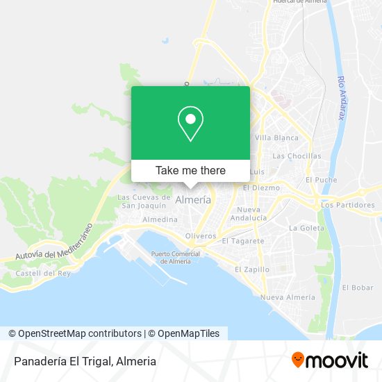 Panadería El Trigal map