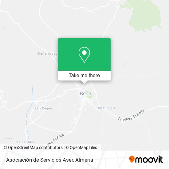 Asociación de Servicios Aser map