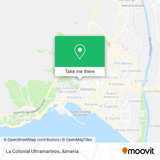 La Colonial Ultramarinos map