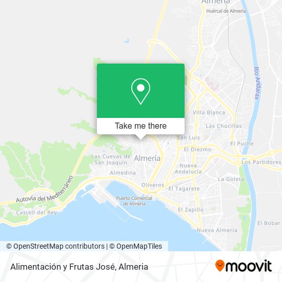 Alimentación y Frutas José map