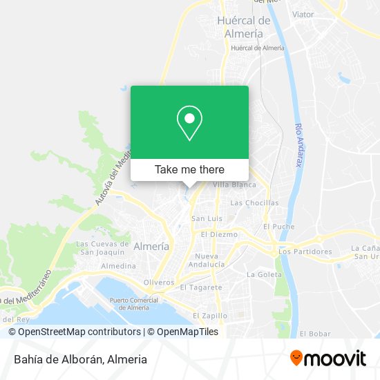 Bahía de Alborán map
