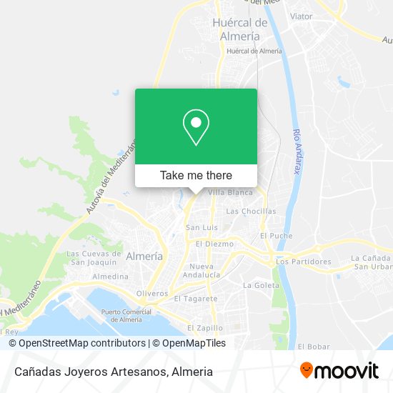 Cañadas Joyeros Artesanos map