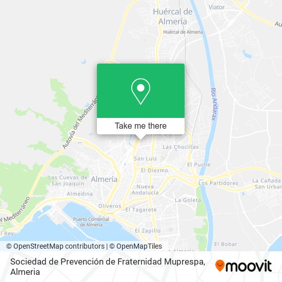 Sociedad de Prevención de Fraternidad Muprespa map
