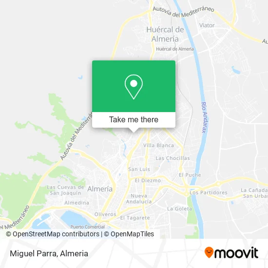 Miguel Parra map