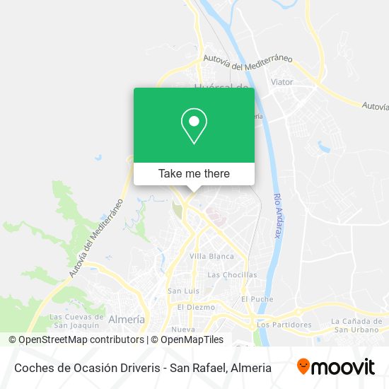 Coches de Ocasión Driveris - San Rafael map