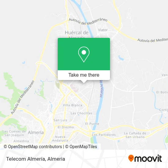 Telecom Almería map