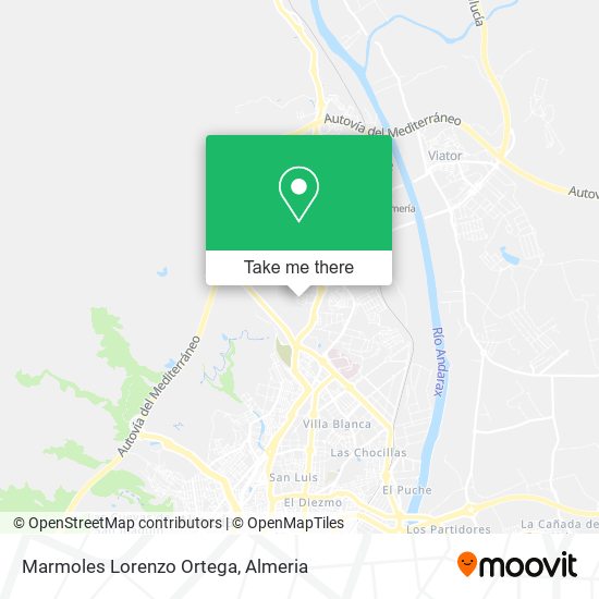 Marmoles Lorenzo Ortega map