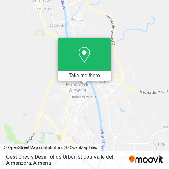 Gestiones y Desarrollos Urbanisticos Valle del Almanzora map