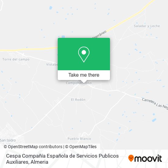 Cespa Compañía Española de Servicios Publicos Auxiliares map