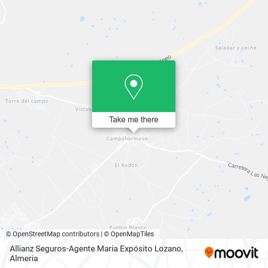Allianz Seguros-Agente Maria Expósito Lozano map