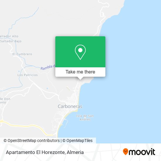 Apartamento El Horezonte map