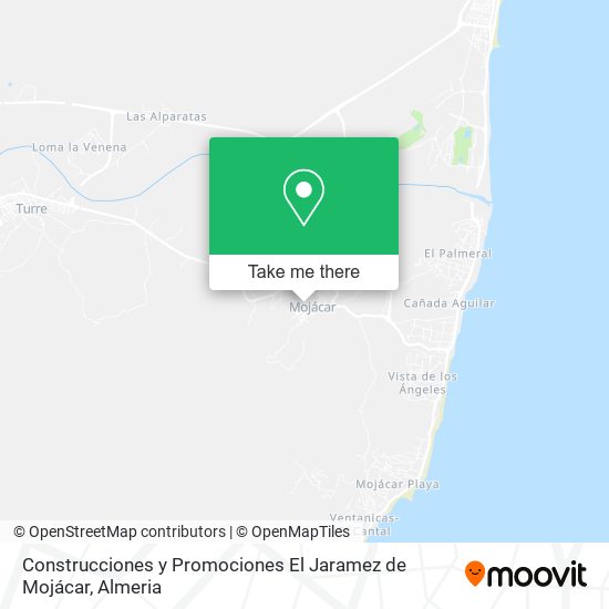 Construcciones y Promociones El Jaramez de Mojácar map