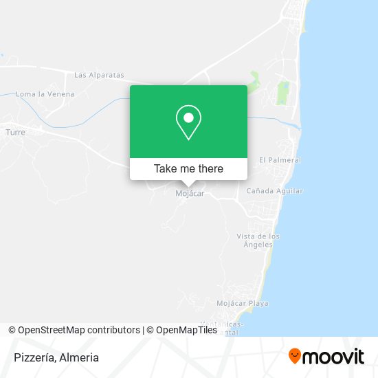 Pizzería map