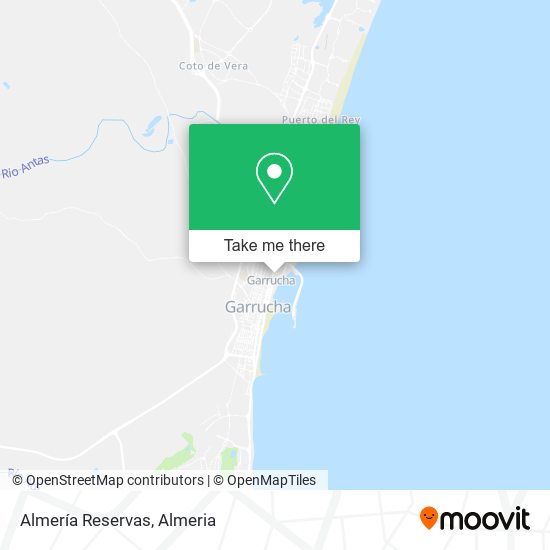 Almería Reservas map