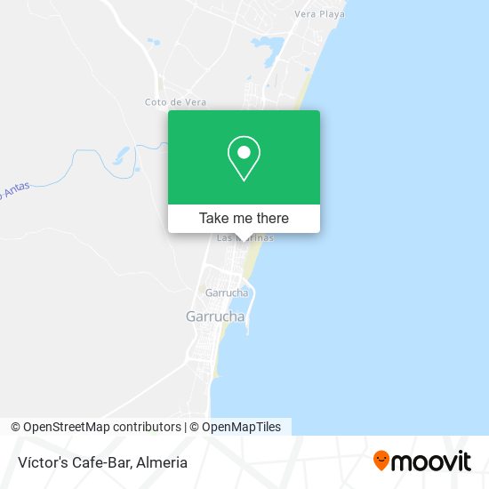 Víctor's Cafe-Bar map