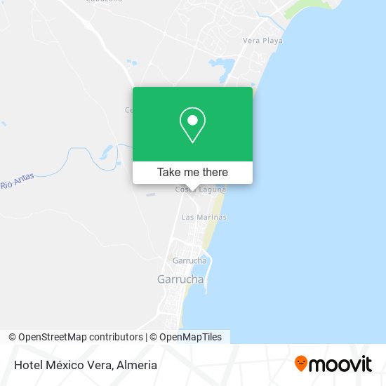 Hotel México Vera map