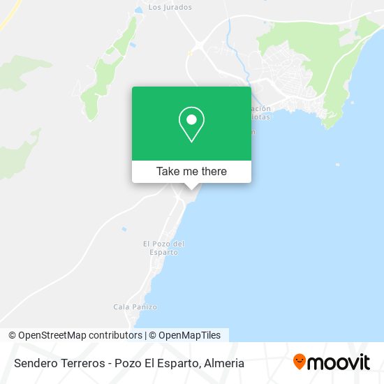 Sendero Terreros - Pozo El Esparto map