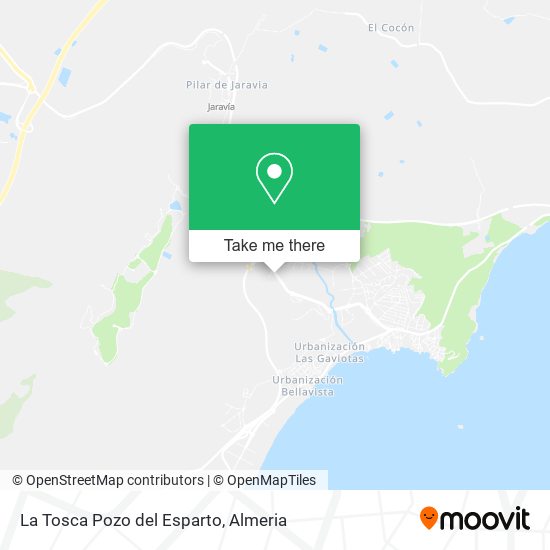 La Tosca Pozo del Esparto map