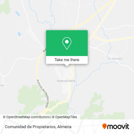 Comunidad de Propietarios map