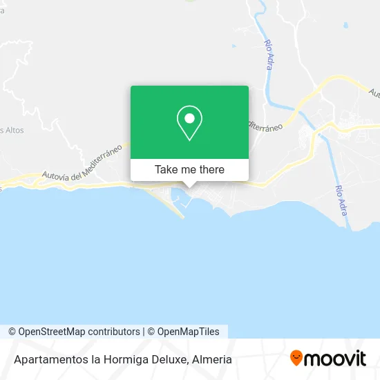 Apartamentos la Hormiga Deluxe map