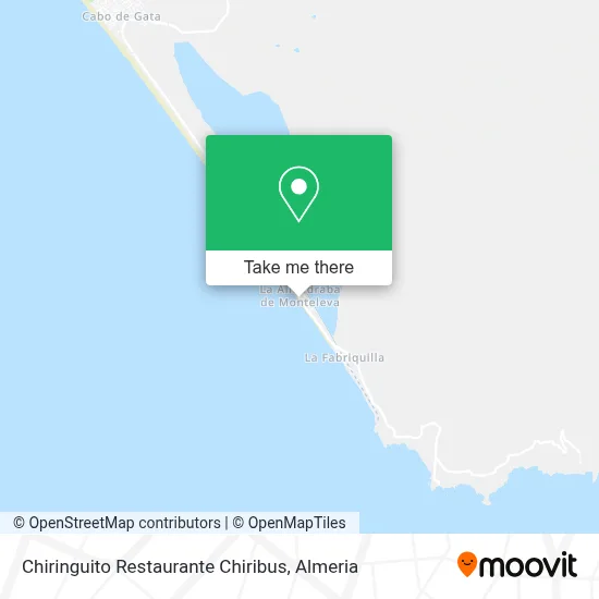 Chiringuito Restaurante Chiribus map