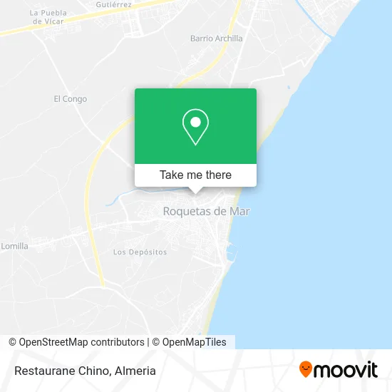 Restaurane Chino map