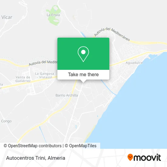 Autocentros Trini map