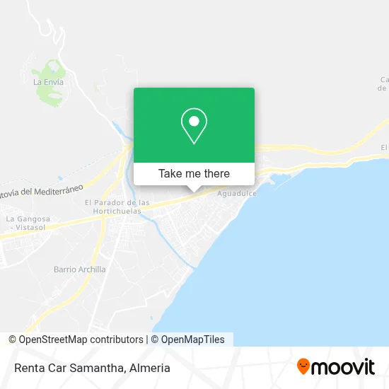 Renta Car Samantha map