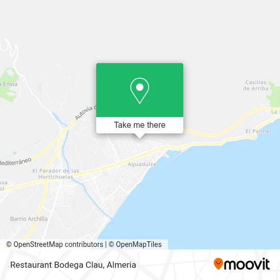 Restaurant Bodega Clau map