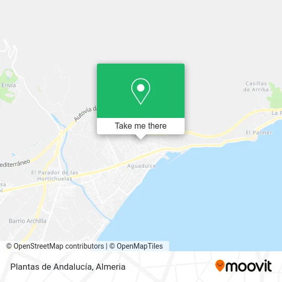 Plantas de Andalucía map