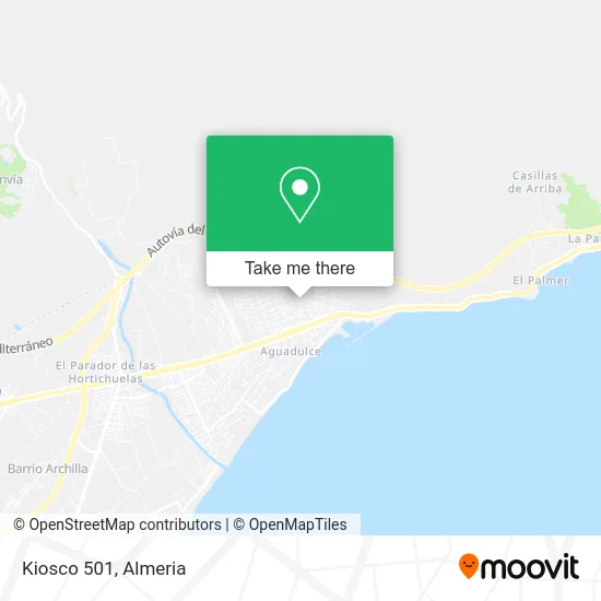 Kiosco 501 map