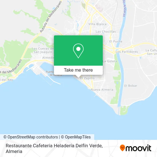 Restaurante Cafetería Heladería Delfín Verde map