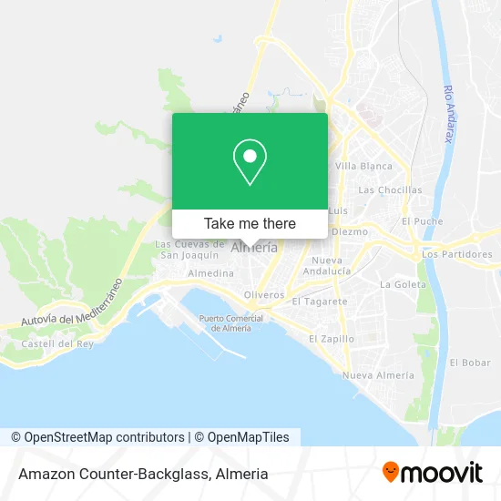 Amazon Counter-Backglass map