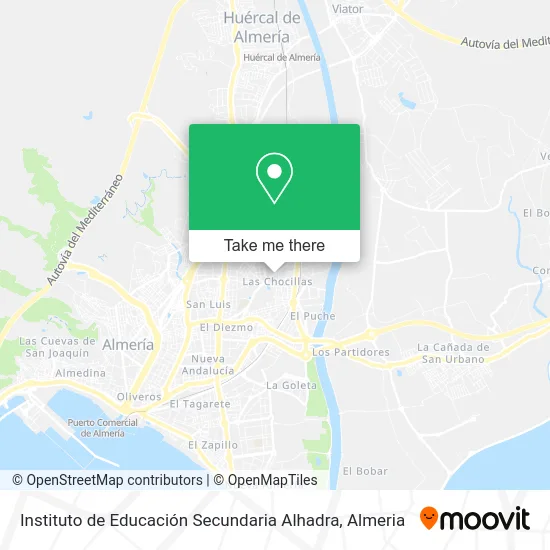 Instituto de Educación Secundaria Alhadra map